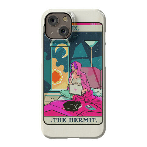 Hermit Tarot Card Phone Case